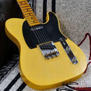 Fender Custom Shop Limited Edition 70th Anniversary Broadcaster (Telecaster) Journeyman Relic Nocaster Blonde R116703 - Image 8