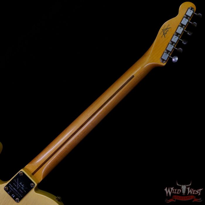 Fender Custom Shop Limited Edition 70th Anniversary Broadcaster (Telecaster) Jorneyman Relic Nocaster Blonde R112130 - Image 5