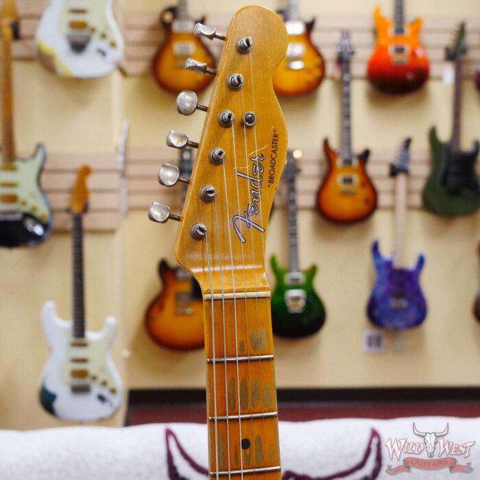 Fender Custom Shop Limited 70th Anniversary Broadcaster (Telecaster) Relic Nocaster Blonde 7.05 LBS - Image 7