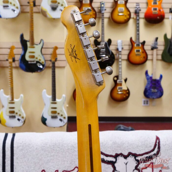 Fender Custom Shop Limited Edition 70th Anniversary Broadcaster (Telecaster) Journeyman Relic Nocaster Blonde R100903 - Image 10