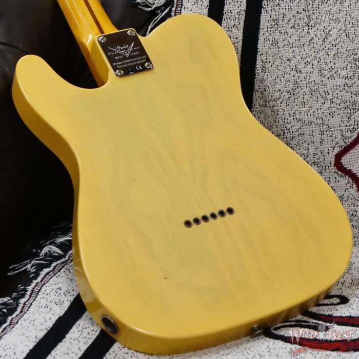 Fender Custom Shop Limited Edition 70th Anniversary Broadcaster (Telecaster) Journeyman Relic Nocaster Blonde R100903 - Image 11