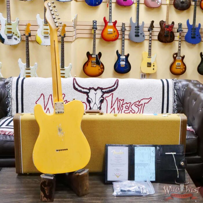 Fender Custom Shop Limited Edition 70th Anniversary Broadcaster (Telecaster) Relic Nocaster Blonde R113501 - Image 10