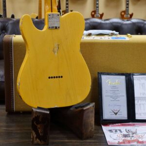 Fender Custom Shop Limited Edition 70th Anniversary Broadcaster (Telecaster) Relic Nocaster Blonde R104608 - Image 12