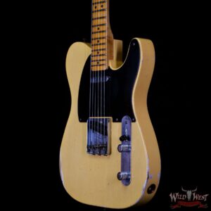 Fender Custom Shop Limited Edition 70th Anniversary Broadcaster (Telecaster) Relic Nocaster Blonde R105959 - Image 2