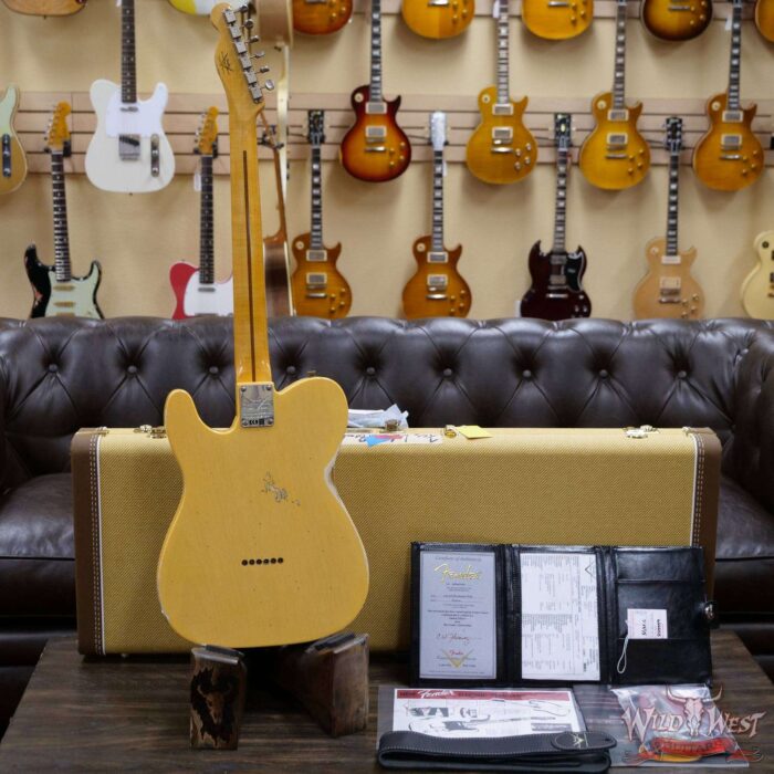 Fender Custom Shop Limited Edition 70th Anniversary Broadcaster (Telecaster) Relic Nocaster Blonde R105959 - Image 10
