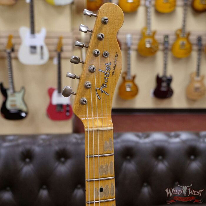 Fender Custom Shop Limited Edition 70th Anniversary Broadcaster (Telecaster) Relic Nocaster Blonde R105959 - Image 7
