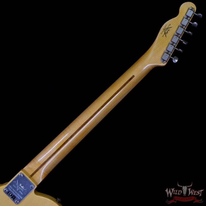 Fender Custom Shop Limited Edition 70th Anniversary Broadcaster (Telecaster) Relic Nocaster Blonde R105959 - Image 5