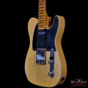 Fender Custom Shop Limited Edition 70th Anniversary Broadcaster (Telecaster) Relic Nocaster Blonde R108899 - Image 2