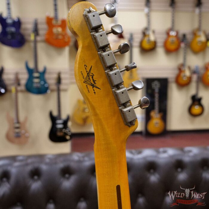 Fender Custom Shop Limited Edition 70th Anniversary Broadcaster (Telecaster) Relic Nocaster Blonde R108899 - Image 11