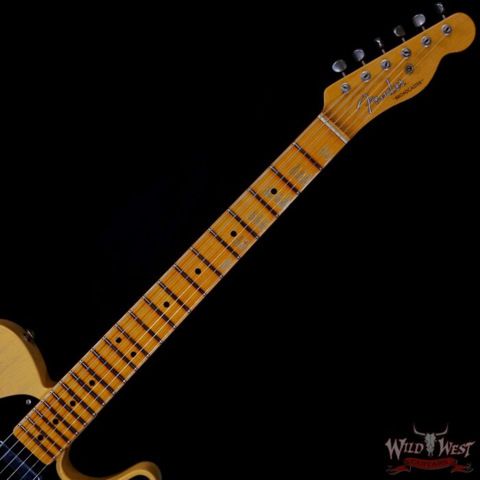 Fender Custom Shop Limited Edition 70th Anniversary Broadcaster (Telecaster) Relic Nocaster Blonde R108899 - Image 4