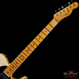 Fender Custom Shop Limited Edition 70th Anniversary Broadcaster (Telecaster) Journeyman Relic Nocaster Blonde 7.00 LBS - Image 4
