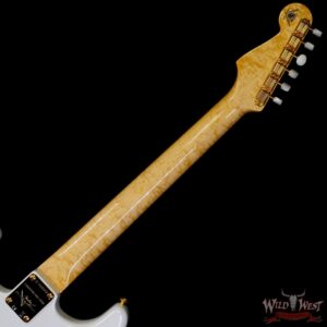 Fender Custom Shop Limited Edition 75th Anniversary Stratocaster 5A Birdseye Maple Neck Rosewood Fingerboard NOS Diamond White Pearl - Image 5