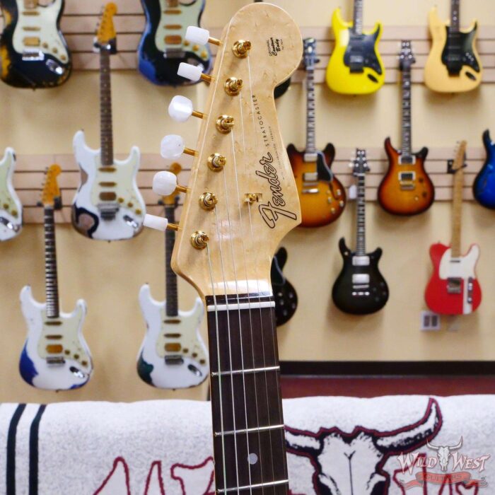 Fender Custom Shop Limited Edition 75th Anniversary Stratocaster 5A Birdseye Maple Neck Rosewood Fingerboard NOS Diamond White Pearl - Image 7