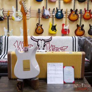 Fender Custom Shop Andy Hicks Masterbuilt 1957 Dual-Mag Stratocaster Josefina Hand-Wound Pickups Lush Closet Classic Dirty White Blonde - Image 10