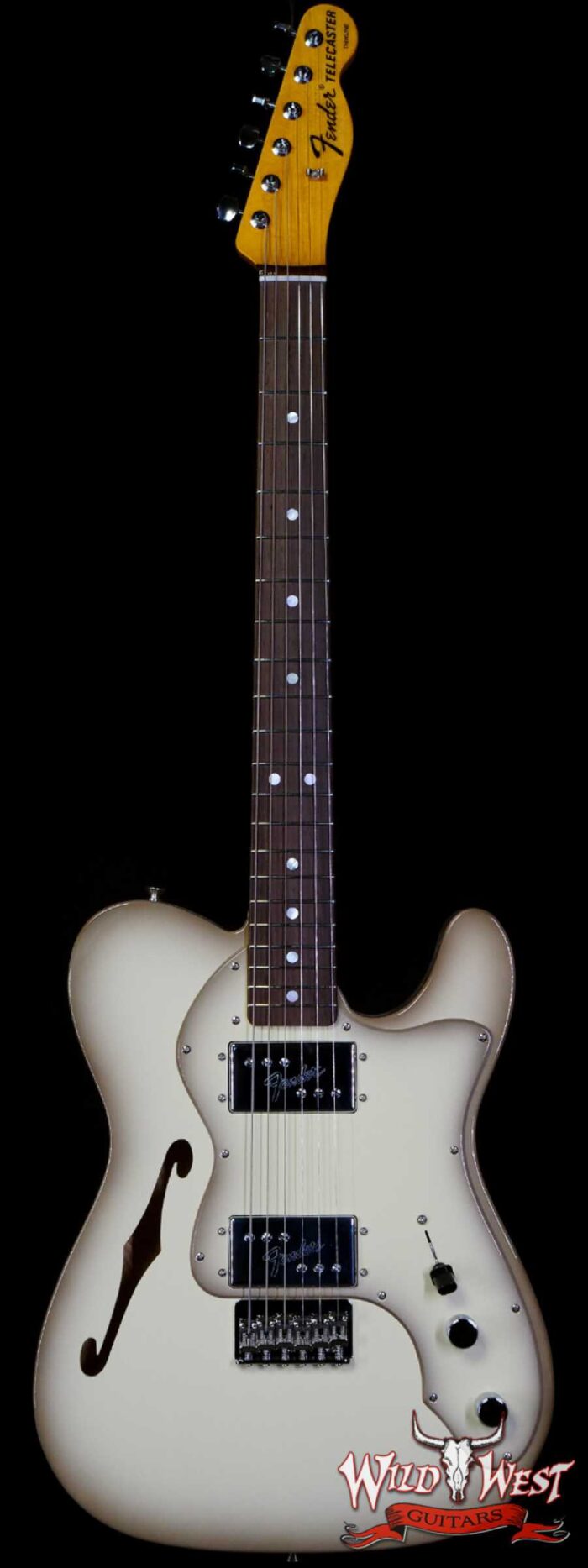 Fender Custom Shop Andy Hicks Masterbuilt 1977 Telecaster Thinline Brazilian Rosewood Fingerboard NOS Antigua - Image 1
