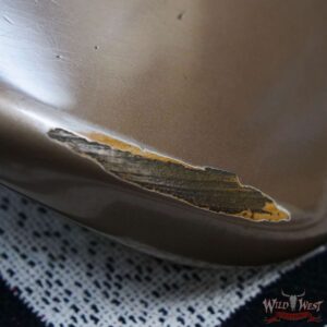 Fender Custom Shop Andy Hicks Masterbuilt 1961 Stratocaster Roasted Flame Maple Neck Brazilian Rosewood Board Relic Shoreline Gold - Image 9