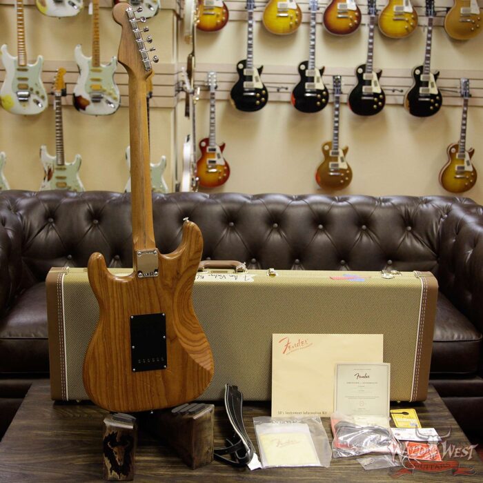 Fender USA FSR American Vintage Limited Edition ‘56 1956 Stratocaster Roasted Natural V1741842 6.55 Lbs - Image 13