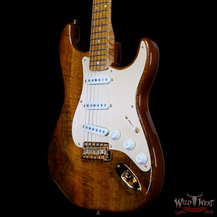 Fender Custom Shop Artisan Claro Walnut Stratocaster Hand-Wound Pickups AAA Birdseye Maple Neck Natural - Image 2