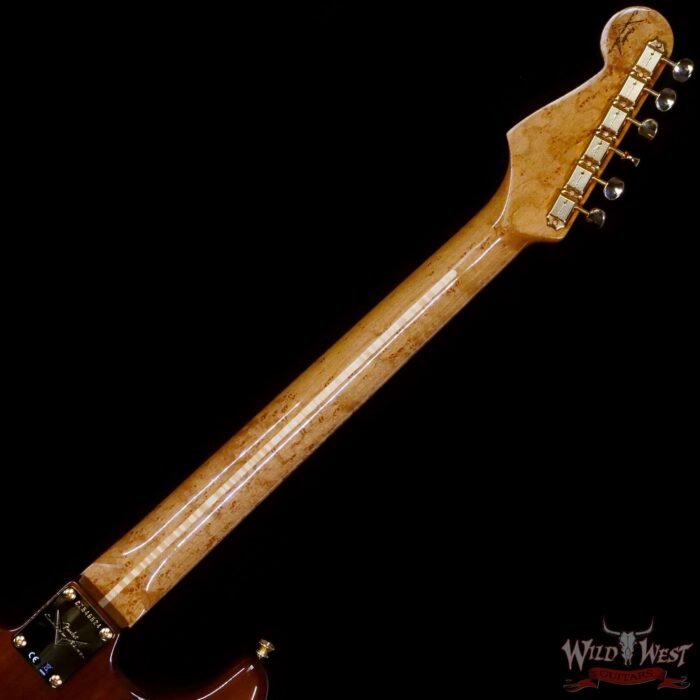Fender Custom Shop Artisan Claro Walnut Stratocaster Hand-Wound Pickups AAA Birdseye Maple Neck Natural - Image 5