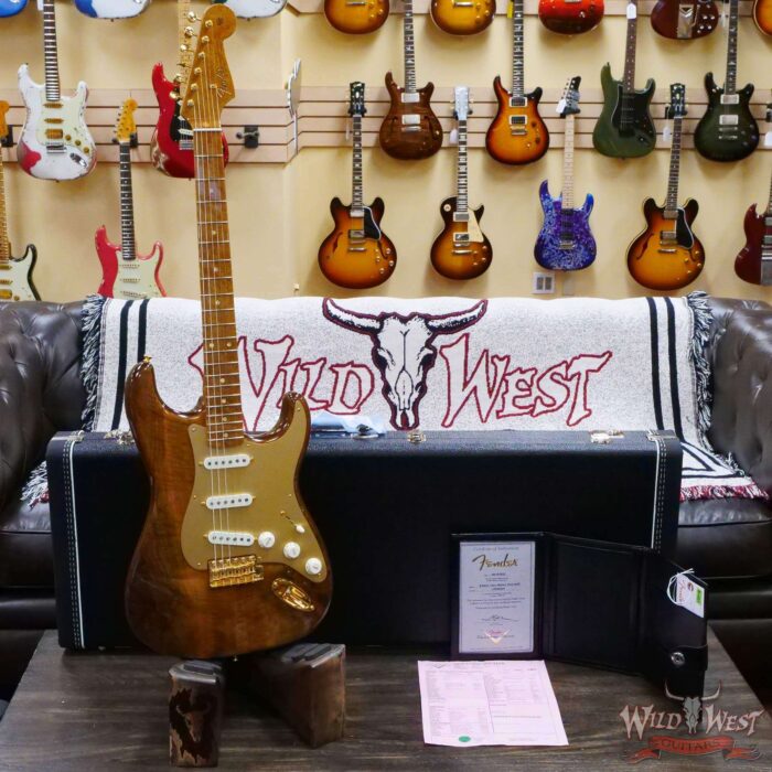 Fender Custom Shop Artisan Claro Walnut Stratocaster Hand-Wound Pickups AAA Birdseye Maple Neck Natural - Image 6