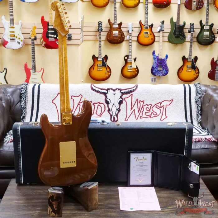 Fender Custom Shop Artisan Claro Walnut Stratocaster Hand-Wound Pickups AAA Birdseye Maple Neck Natural - Image 9
