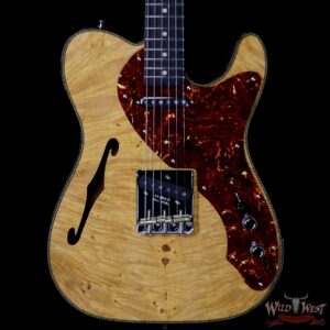 Fender Custom Shop Artisan Maple Burl Thinline Telecaster Roasted Birdseye Maple Neck African Blackwood Fretboard - Image 3