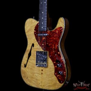 Fender Custom Shop Artisan Maple Burl Thinline Telecaster Roasted Birdseye Maple Neck African Blackwood Fretboard - Image 2
