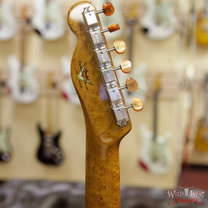 Fender Custom Shop Artisan Maple Burl Thinline Telecaster Roasted Birdseye Maple Neck African Blackwood Fretboard - Image 9