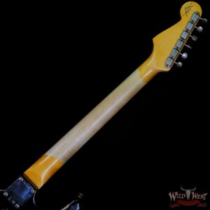 Fender Custom Shop Wild West Black Lightning 2.0 Stratocaster HSS Rosewood Board 22 Frets Heavy Relic Candy Apple Red - Image 5