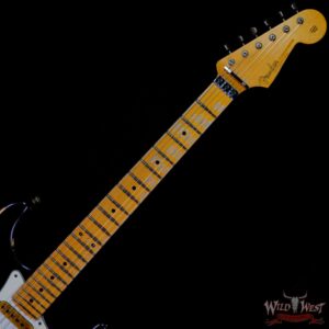 Fender Custom Shop Wild West Black Lightning Stratocaster Floyd Rose Heavy Relic Maple Board 2 Tone Sunburst - Image 4