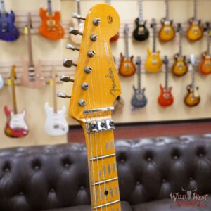 Fender Custom Shop Wild West Black Lightning Stratocaster Floyd Rose Heavy Relic Maple Board 2 Tone Sunburst - Image 7