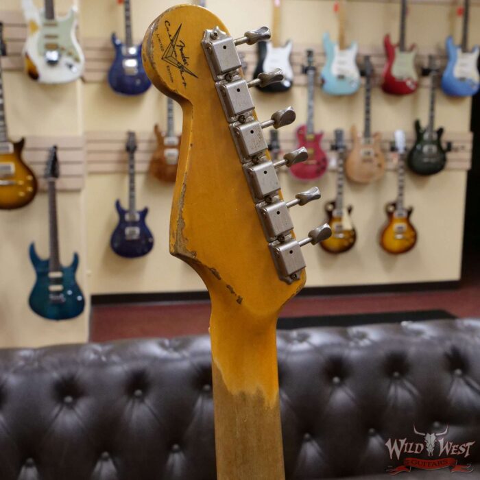 Fender Custom Shop Wild West Black Lightning 2.0 Stratocaster HSS Maple Board 21 Frets Heavy Relic 2 Tone Sunburst - Image 10