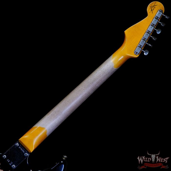 Fender Custom Shop Wild West Black Lightning 2.0 Stratocaster HSS Rosewood Board 21 Frets Heavy Relic Candy Apple Red - Image 5