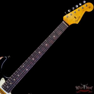 Fender Custom Shop Wild West Black Lightning 2.0 Stratocaster HSS Rosewood Board 22 Frets Heavy Relic Candy Apple Red - Image 4
