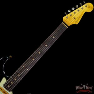 Fender Custom Shop Wild West Black Lightning 2.0 Stratocaster HSS Rosewood Board 22 Frets Heavy Relic Lake Placid Blue - Image 4
