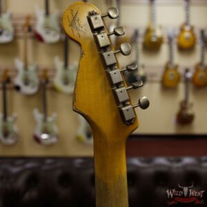 Fender Custom Shop Black Lightning Stratocaster Heavy Relic HSS Rosewood Board Candy Apple Red - Image 9