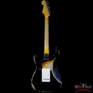 Fender Custom Shop Black Lightning 2.0 Stratocaster Heavy Relic HSS 21 Frets Rosewood Board 3 Tone Sunburst - Image 5