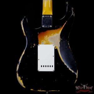 Fender Custom Shop Black Lightning 2.0 Stratocaster Heavy Relic HSS 21 Frets Rosewood Board 3 Tone Sunburst - Image 6