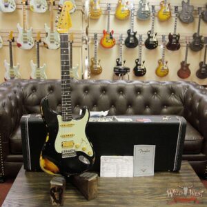 Fender Custom Shop Black Lightning 2.0 Stratocaster Heavy Relic HSS 21 Frets Rosewood Board 3 Tone Sunburst - Image 9