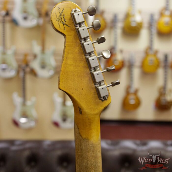 Fender Custom Shop Black Lightning Stratocaster HSS Heavy Relic Rosewood Board 3 Tone Sunburst - Image 9