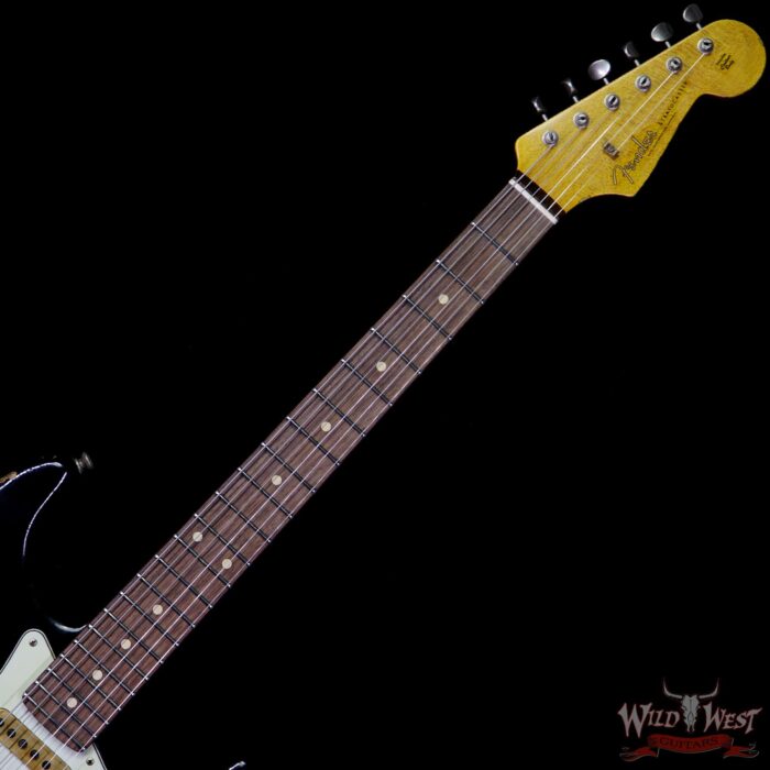 Fender Custom Shop Black Lightning Stratocaster HSS Heavy Relic Rosewood Board 3 Tone Sunburst - Image 8