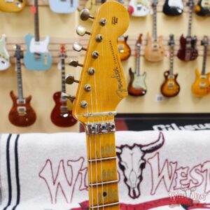 Fender Custom Shop Wild West Black Lightning Stratocaster HSS Floyd Rose Maple Board 22 Frets Heavy Relic Candy Apple Red - Image 7