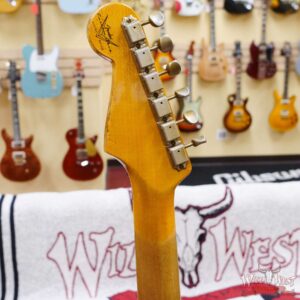 Fender Custom Shop Wild West Black Lightning Stratocaster HSS Floyd Rose Maple Board 22 Frets Heavy Relic Candy Apple Red - Image 10