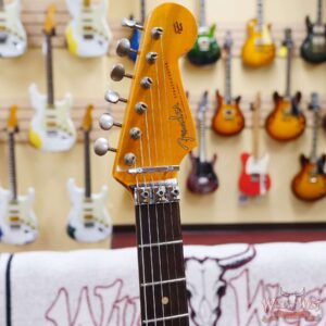 Fender Custom Shop Wild West Black Lightning Stratocaster HSS Floyd Rose Rosewood Board 22 Frets Heavy Relic Candy Tangerine - Image 7