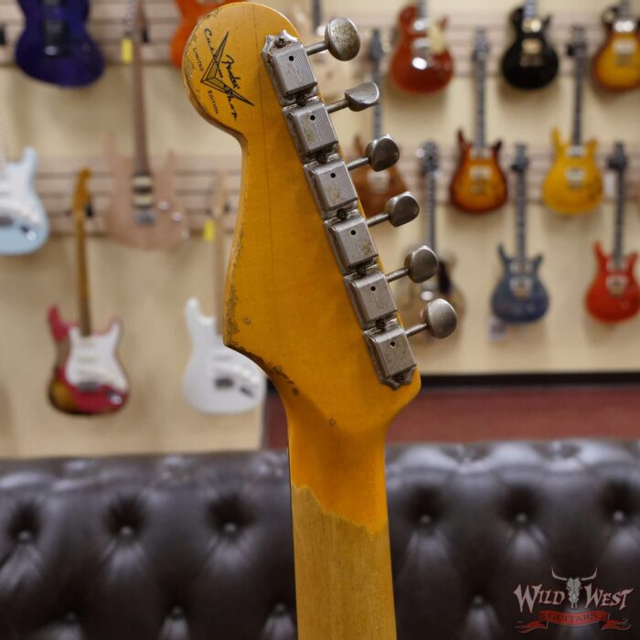 Fender Custom Shop Wild West Black Lightning 2.0 Stratocaster HSS Heavy Relic Rosewood Board 21 Frets 3 Tone Sunburst - Image 10