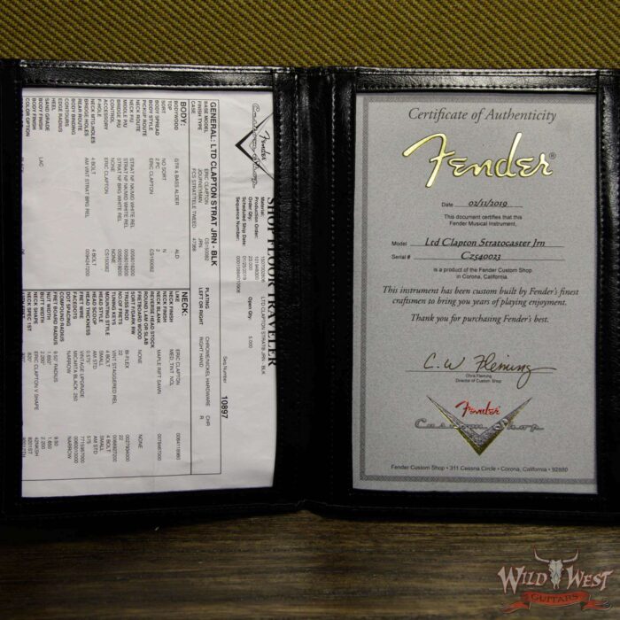 Fender Custom Shop Limited Edition Eric Clapton Stratocaster “Blackie” Journeyman Relic - Image 12