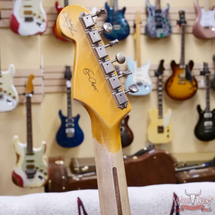 Fender Custom Shop Eric Clapton Signature Stratocaster Maple Fingerboard Journeyman Relic Aged White Blonde 8.05 LBS - Image 11