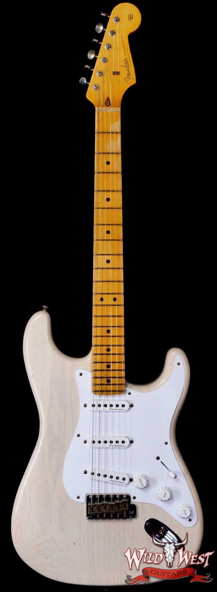 Fender Custom Shop Eric Clapton Signature Stratocaster Maple Fingerboard Journeyman Relic Aged White Blonde 8.05 LBS - Image 1