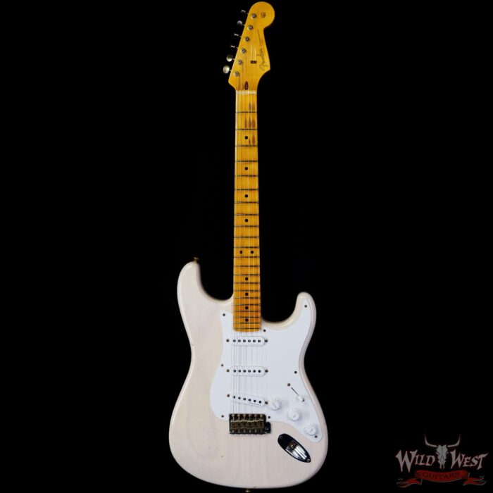 Fender Custom Shop Eric Clapton Signature Stratocaster Maple Fingerboard Journeyman Relic Aged White Blonde - Image 3