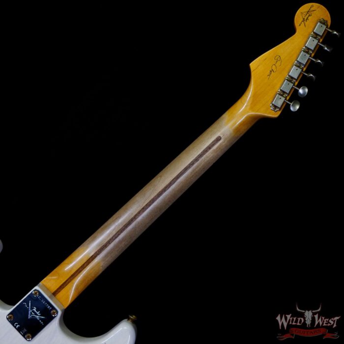 Fender Custom Shop Eric Clapton Signature Stratocaster Maple Fingerboard Journeyman Relic Aged White Blonde - Image 5